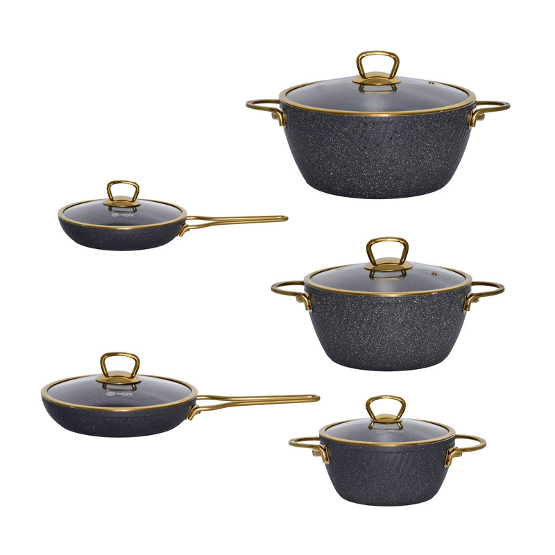 قیمت و خرید سرویس پخت و پز 10 پارچه ام جی اس مدل فورج T کد 800301